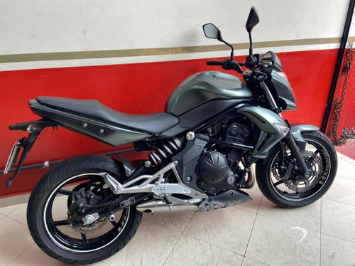 Imagem 1 de 7 de Kawasaki Er6n 650 Abs 2012 Verde