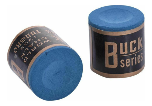 Paquete De 2tizas De Billar Azul Buck Series
