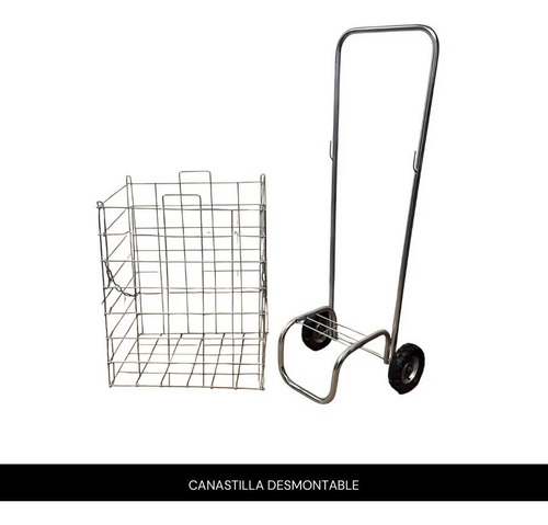 Carrito De Mandado Urban Go 2en1 Con Canastilla Desmontable Aluminio