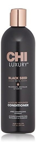 Acondicionador De Lujo Chi Luxury Black Seed Oil Replenish, 