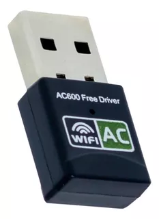 Adaptador Wifi Dual Band 2.4 / 5ghz 600mbps Wireless 5g Ac