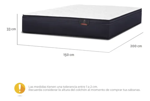 Colchón Empire 2 Plazas (150x200cm)