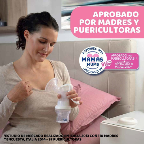 Imagen 4 de 8 de Sacaleche Manual Chicco Natural Feeling Oferta + Regalo