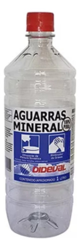 Aguarras Mineral Dideval 1 Litro Disolvente Transparente