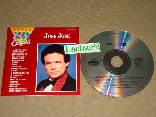 Jose Jose La Serie De Los 20 Exitos 1991 Ariola Cd