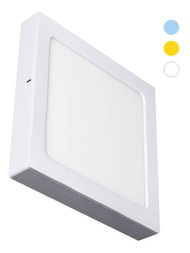 Painel Plafon Led 2 Em 1 Quadrado Com 3 Estagios 220mm 15w