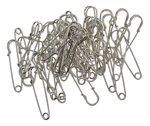 6 X 50 Piezas Broches De Seguridad Metal Pinza Sujeción