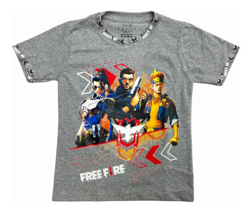 Camisetas Free Fire Niño