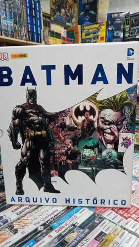 Batman Arquivo Histórico Dc Panini Comics 75 Anos Capa Dura