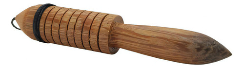Pêndulo De Madeira Egípcio Mestre Com Lastro De Chumbo 9cm Cor Marrom