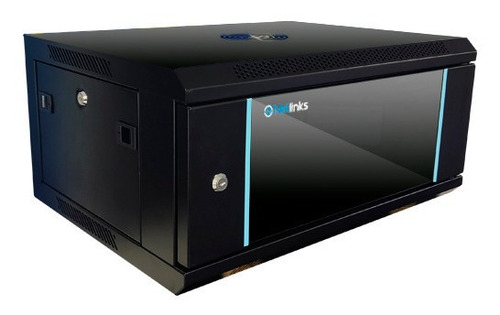 Imagen 1 de 4 de Gabinete 4u Rack De Pared Con Puerta Y Llave Netlinks