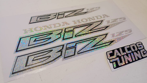 Calco Honda Biz 125 Holográfico Brillos