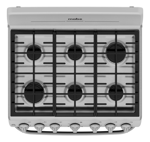 Estufa De Piso 76 Cm Plata Mercury Mabe-em7647bfis0