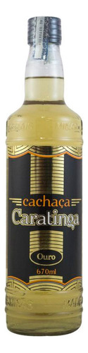 Cachaça Caratinga 670ml Ouro Leve Suave