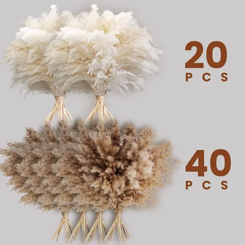 60 Pcs Decor Boho, Hierbas Secas Naturales, Modelo 17 Pulgad