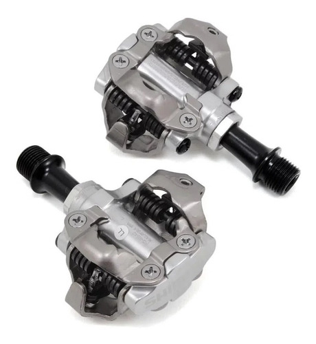 Pedal Shimano Pd-m540 Prata Com Taquinhos Sm-sh51 Mtb