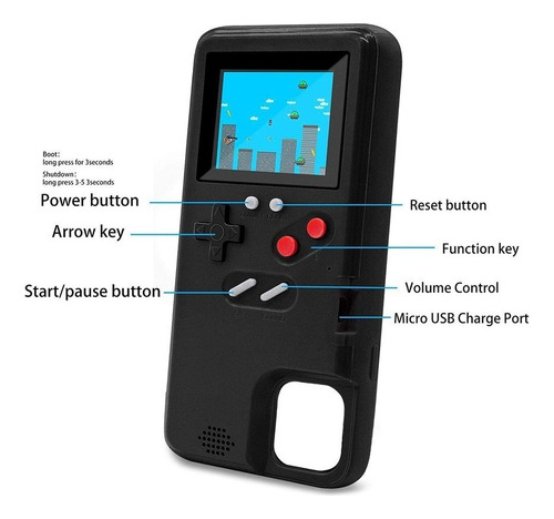 I Funda De Silicona I Case Cover Para Iphone16 Con 36 Juegos