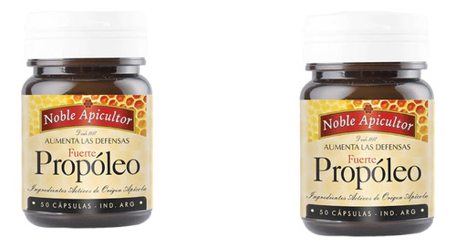 Propóleo X2 Natier Antibiótico Natural 50 Capsulas 