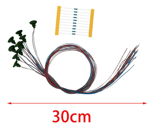 Nuevo 3 Farolas De Jardín En Miniatura De 10 Unidades,