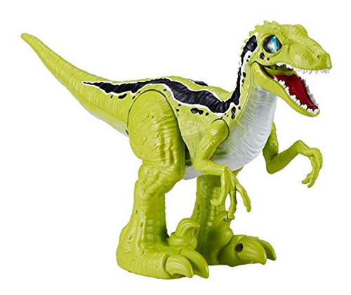 Robo Alive Rampaging Raptor Dinosaurio Juguete (verde)