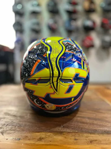 セキュリティ・セーフティ AGV GP-TECH FIVE CONTINENTS Capacete Agv Gp-tech Five Continents Valentino Rossi Tam 58