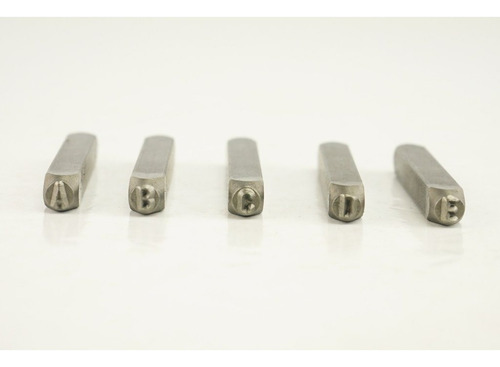 Numeros Y Letras De Golpe 3mm 36 Piezas Para Metales