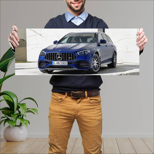 Cuadro 30x80cm Auto 2020 Mercedes Amg E 63 S Est 317