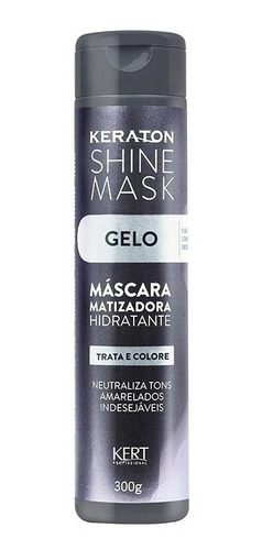 Imagem 1 de 1 de Máscara Matizadora Keraton Shine Mask - Gelo 300g