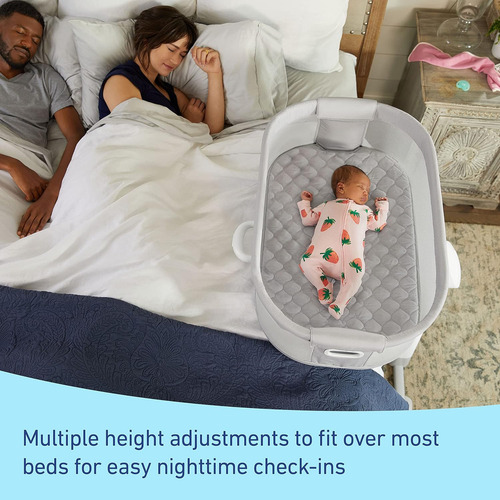 Moisés De Lujo Junto A La Cama Dreammore De Graco® Con Movi