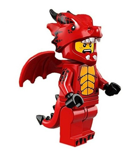 Traje De Dragon Minifigure Dragon Party De La Serie 18 De L