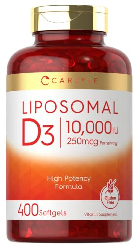 Carlyle Liposomal Vitamina D3 Ten 10.000 Iu Antezj