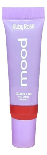 6 Gloss Labial Colour Lips Mood Hb7201 Ruby Rose Atacado