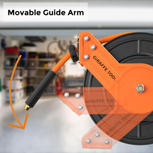 Manguera De Aire Retráctil Giraffe Tools Ta15b, Manguera Híb
