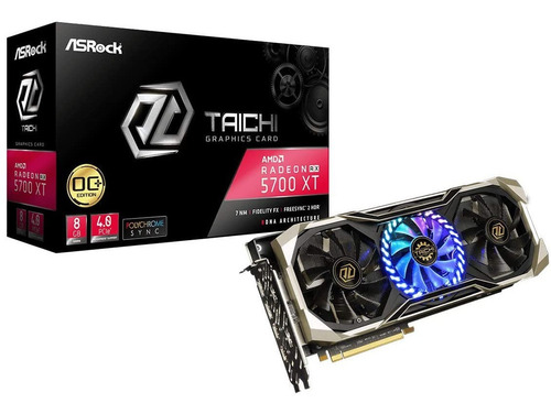 Placa De Video Asrock Rx 5700xt 5700 Taichi X 8g Oc Gddr6 