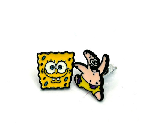 Aretes Nuevos Bob Esponja Y Patricio