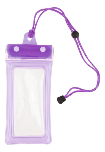 4 Bolsa Impermeable Para Teléfono, Bolsa Seca, Púrpura
