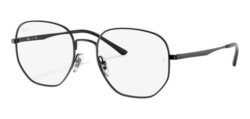 Sunstore - Marcos De Receta Ray Ban Hexagonal 3682 Color Negro Talle Medium (51)
