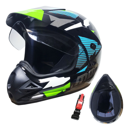 Capacete Ebf Enduro Triall Super Motard Adventure Masculino