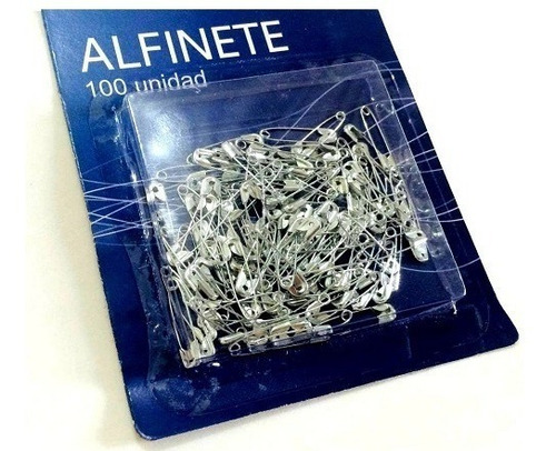 Alfinete De Segurança N° 0 Prata 100 Pçs Patchwork - 5 Kits