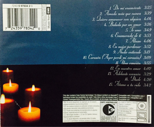 Cd Daniela Romo Serie Los Románticos (Usado)