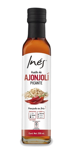 Aceite De Ajonjolí Picante Sin Gluten Inés 