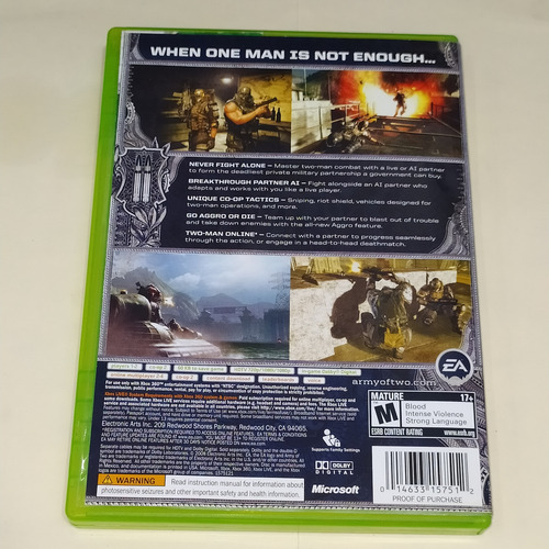 Army Of Two Xbox 360 - Longaniza Games (Usado)