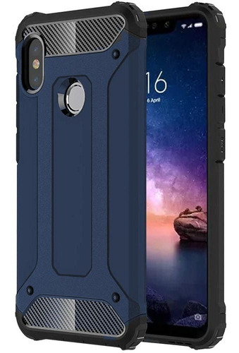 Forro Estuche Xiaomi Redmi Note 6 Tpu Carbon Fiber Cepillado