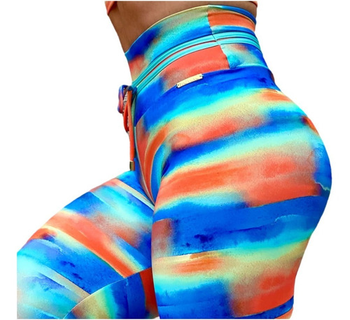 Imagem 2 de 5 de Legging Com Franzido Empina Bumbum Calça De Ginástica 923