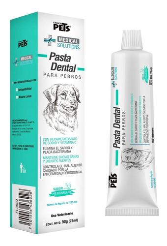 Ms - Pasta Dental Para Perros 90 Gr