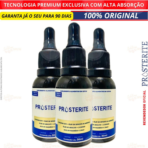 Prosterite Oficial Suplemento Glândula Inflamada Prostata 3u