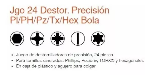 Destornillador TX T20x75mm