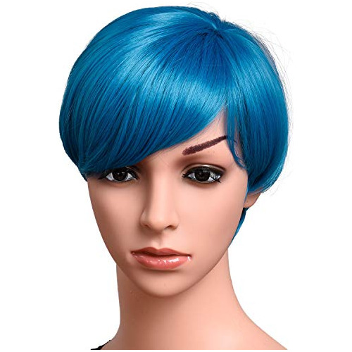 Kori Koli Black Short Pixie Cut Wig 100% Kanekalon 9ytym