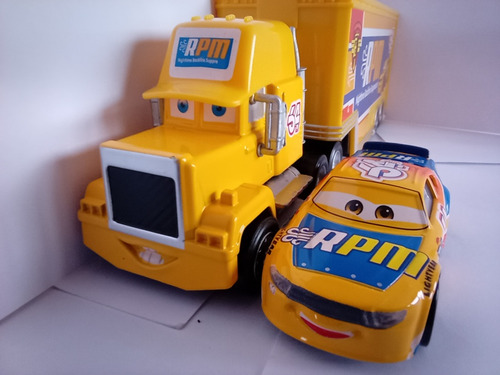 Bruce Miller+ Mack Hauler Rpm Cars Disney Pixar 