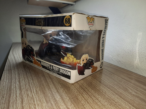 Funko Pop Game Of Thrones Daenerys & Fiery Drogon (68) (Usado)